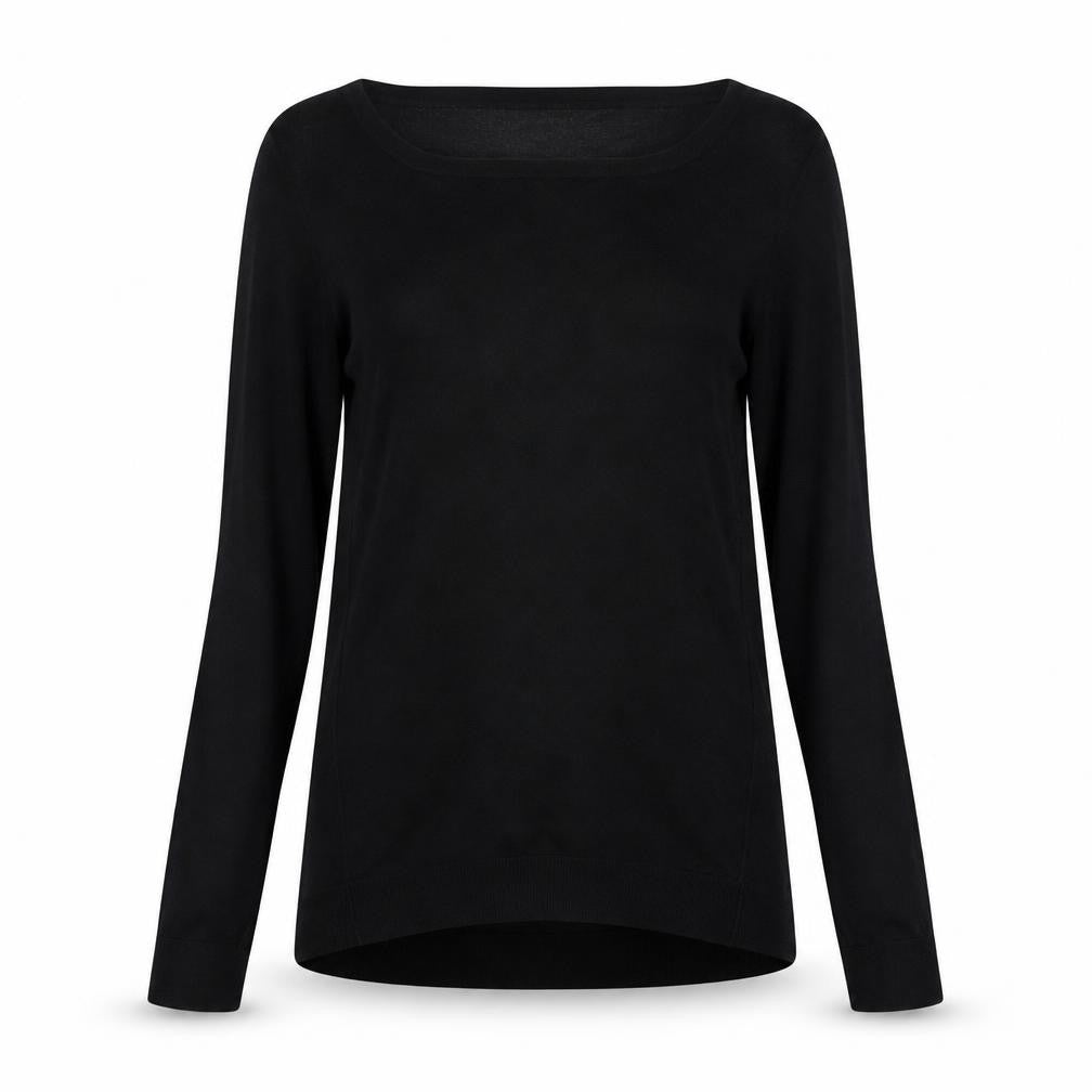 H&M Womens Black  Knit Pullover Jumper Size XS