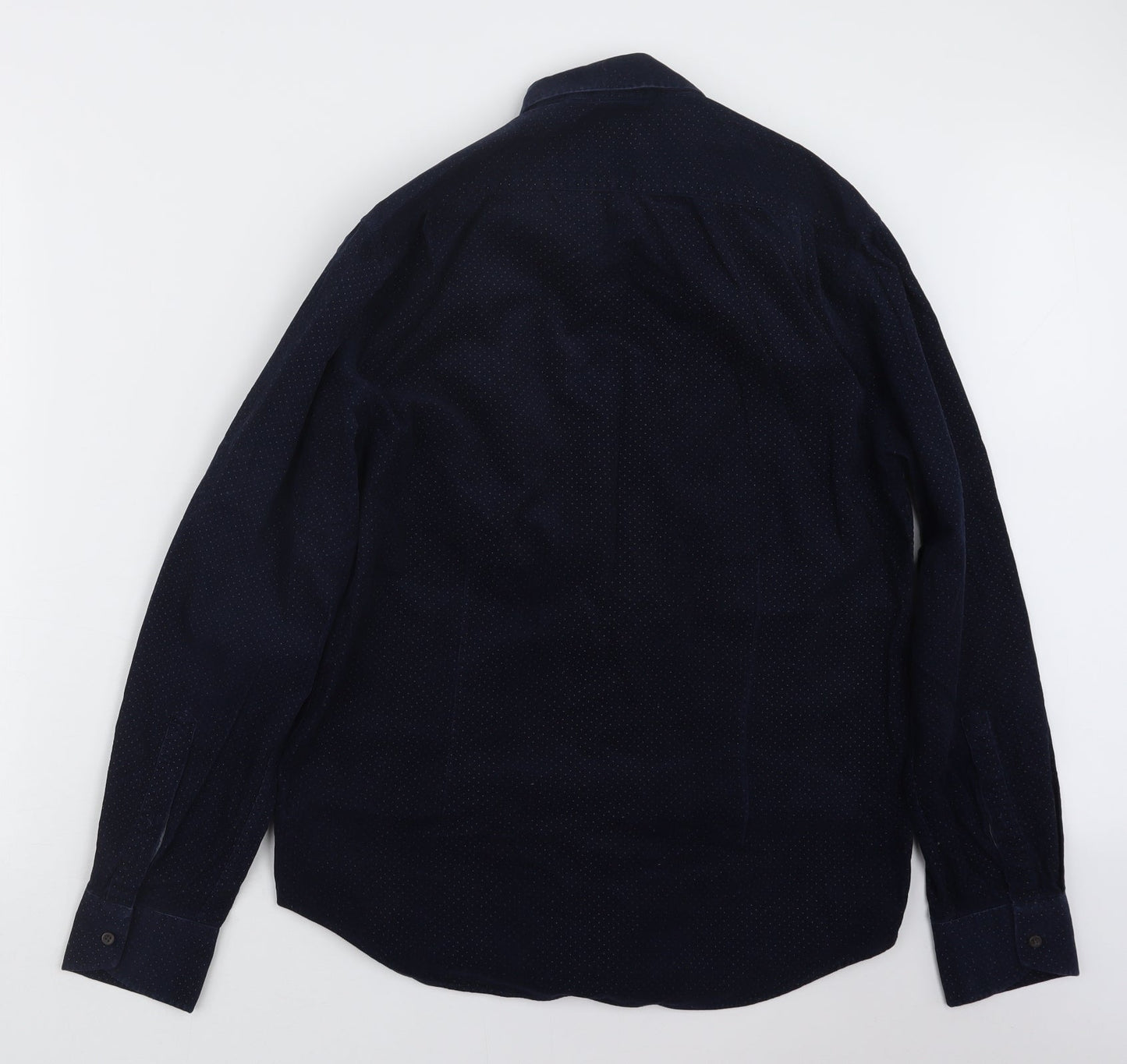 Garment Makers Mens Blue    Button-Up Size M