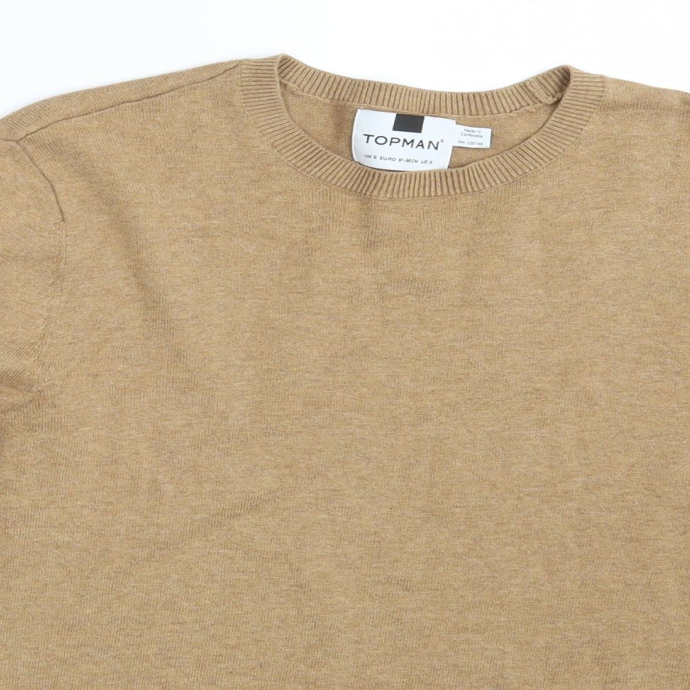 Topman Womens Brown   Pullover Jumper Size S