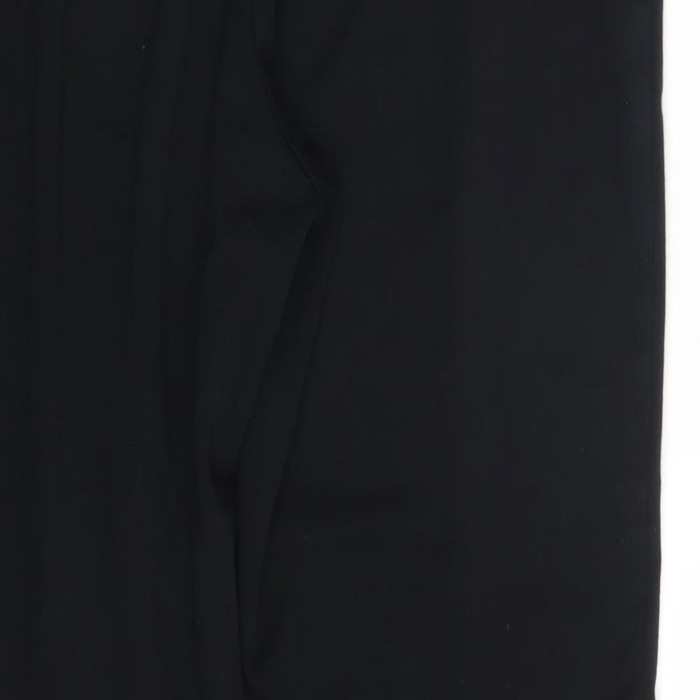 M&S Womens Black   Trousers  Size 10 L24 in