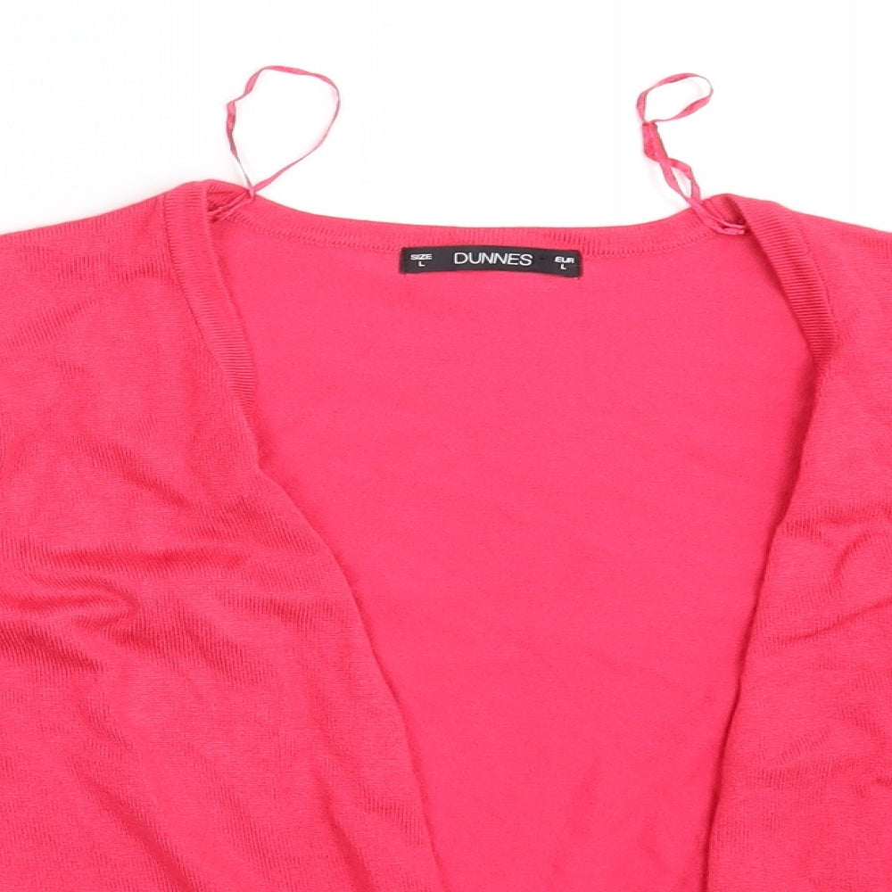 Dunnes Womens Pink   Cardigan Jumper Size L
