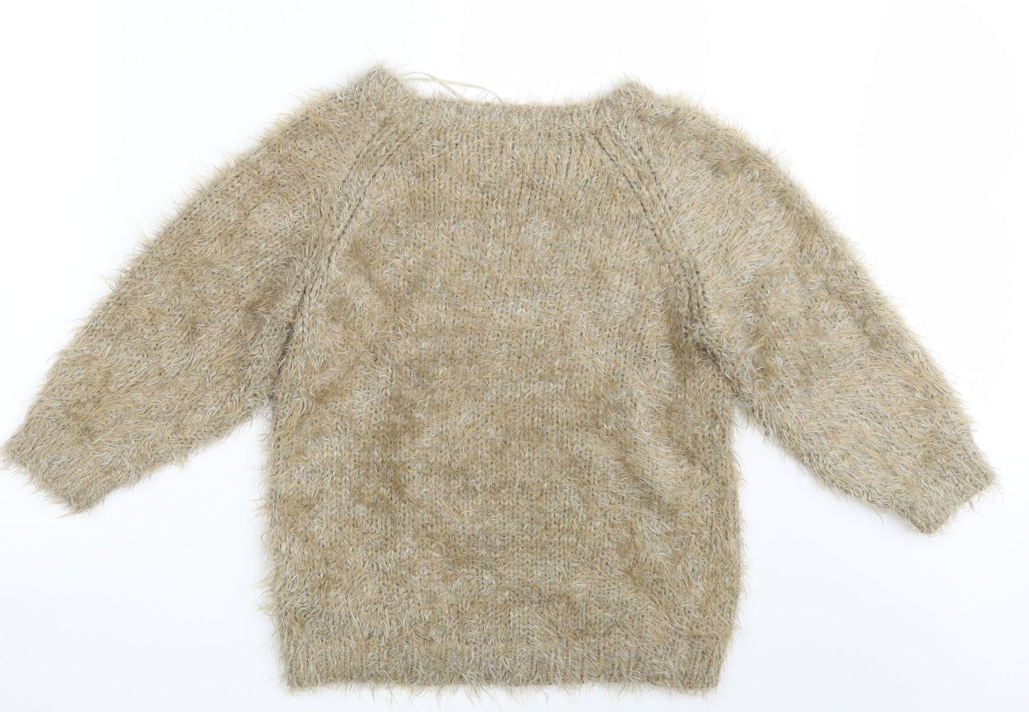 M&S Womens Beige   Pullover Jumper Size 10