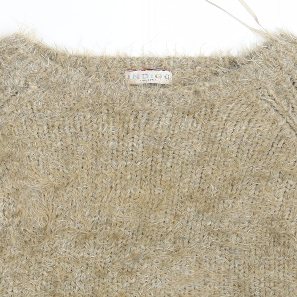 M&S Womens Beige   Pullover Jumper Size 10