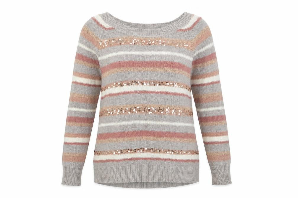 NEXT Womens Pink Striped  Pullover Jumper Size 6