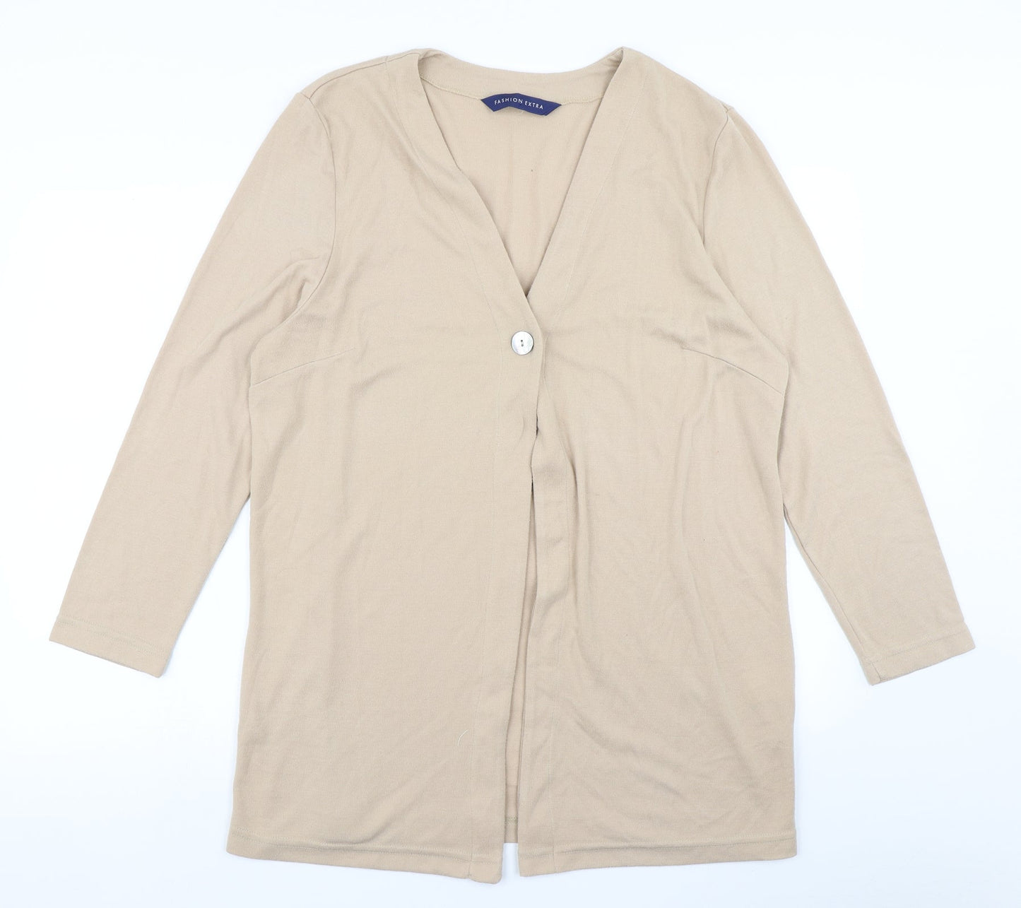Fashion Extra Womens Brown   Cardigan Jumper Size 16