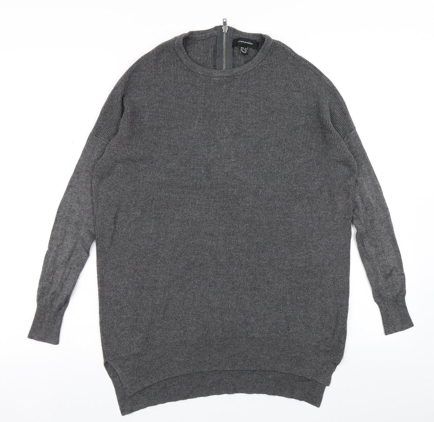 Atmosphere Womens Grey  Knit Pullover Jumper Size 6