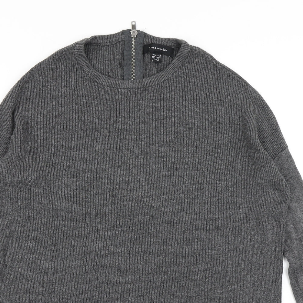 Atmosphere Womens Grey  Knit Pullover Jumper Size 6