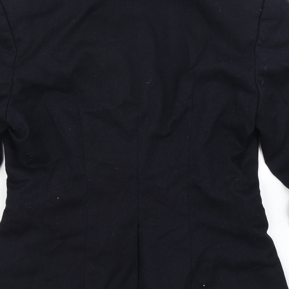 H&M Womens Blue   Jacket Blazer Size 8