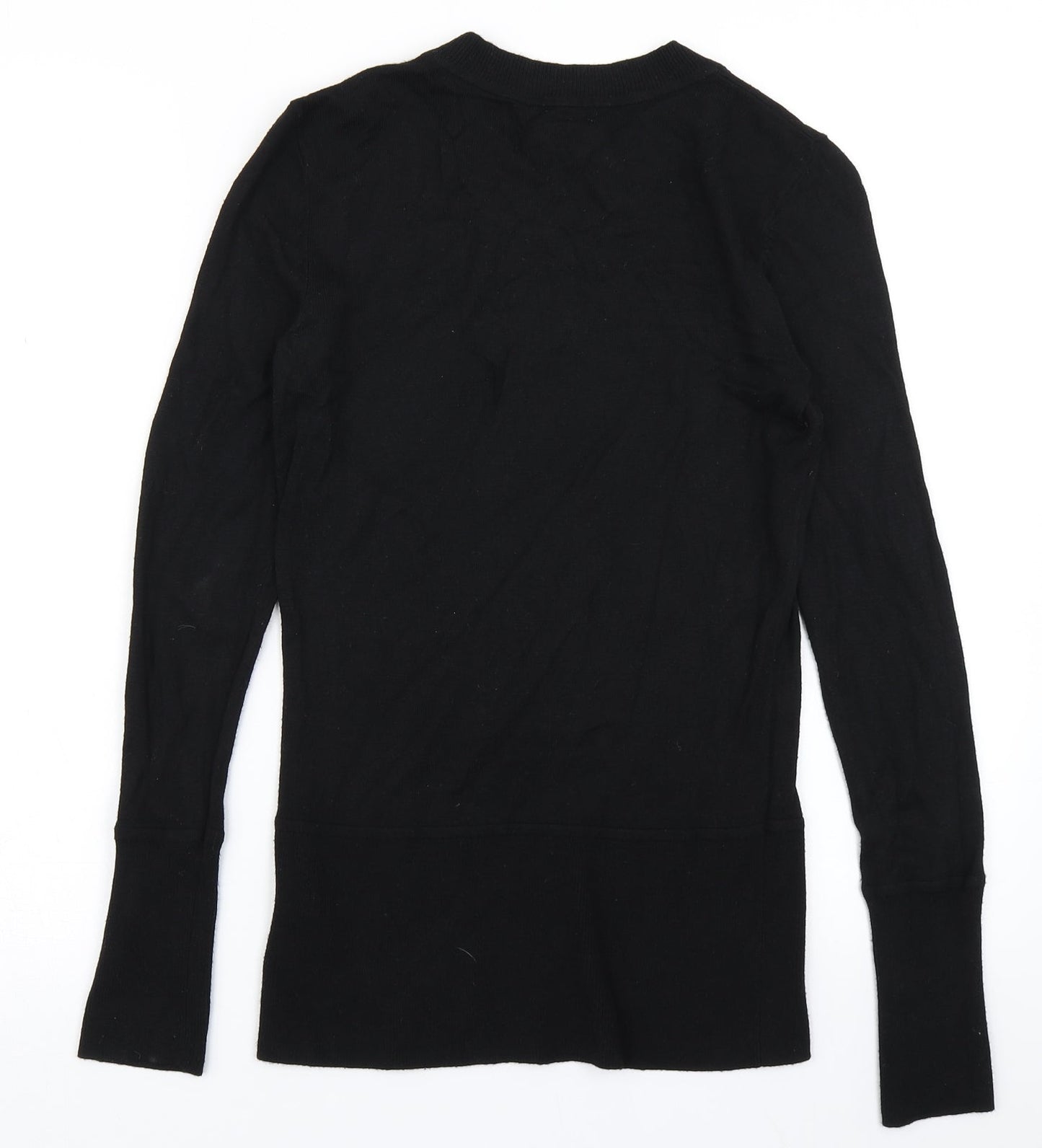 H&M Womens Black  Knit Pullover Jumper Size M