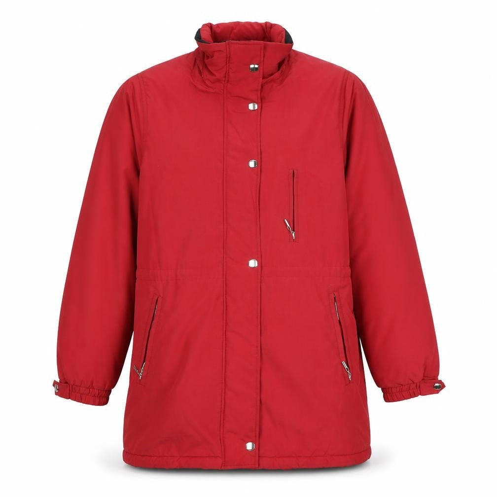 Eliza Grey Womens Red   Parka Coat Size 12