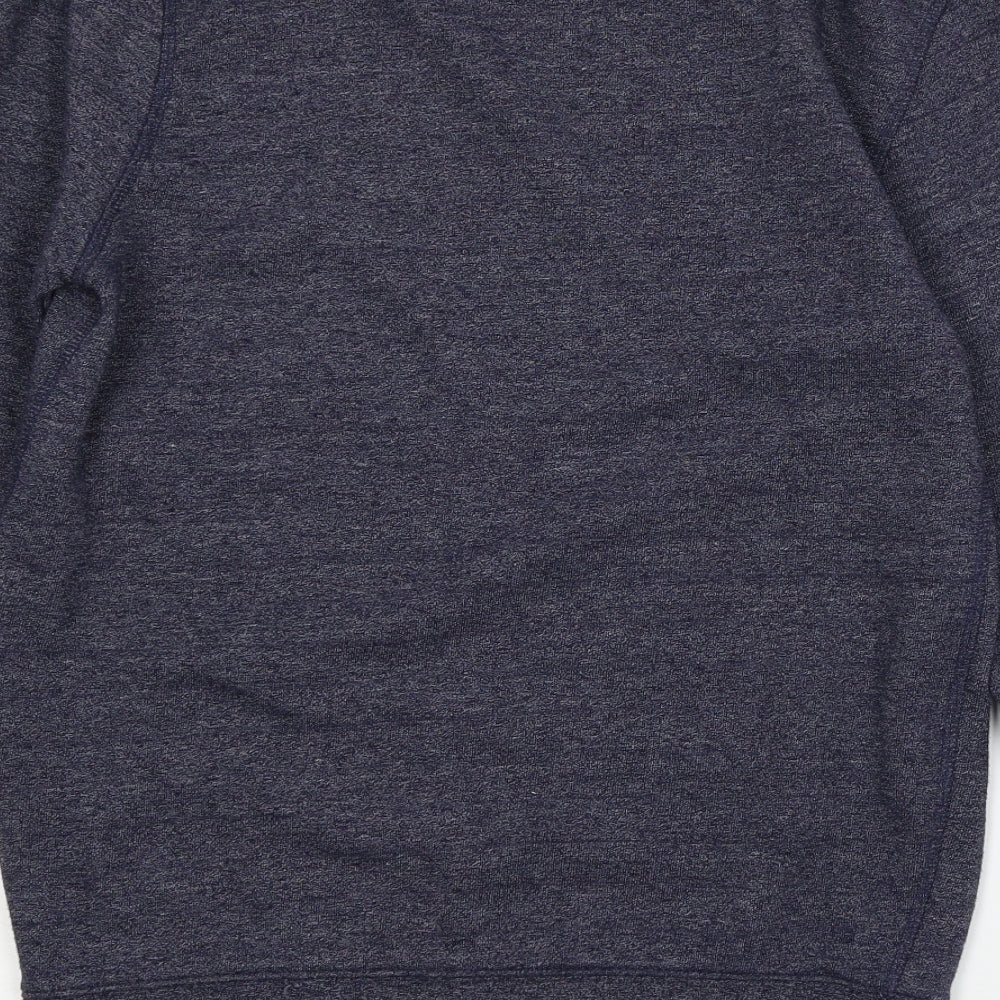 Peacocks Womens Blue  Jersey Pullover Sweatshirt Size S