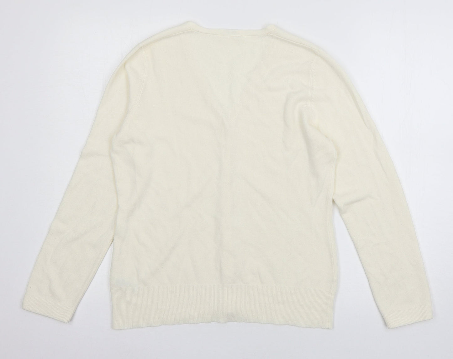 BHS Womens Ivory  Knit Cardigan Jumper Size 12