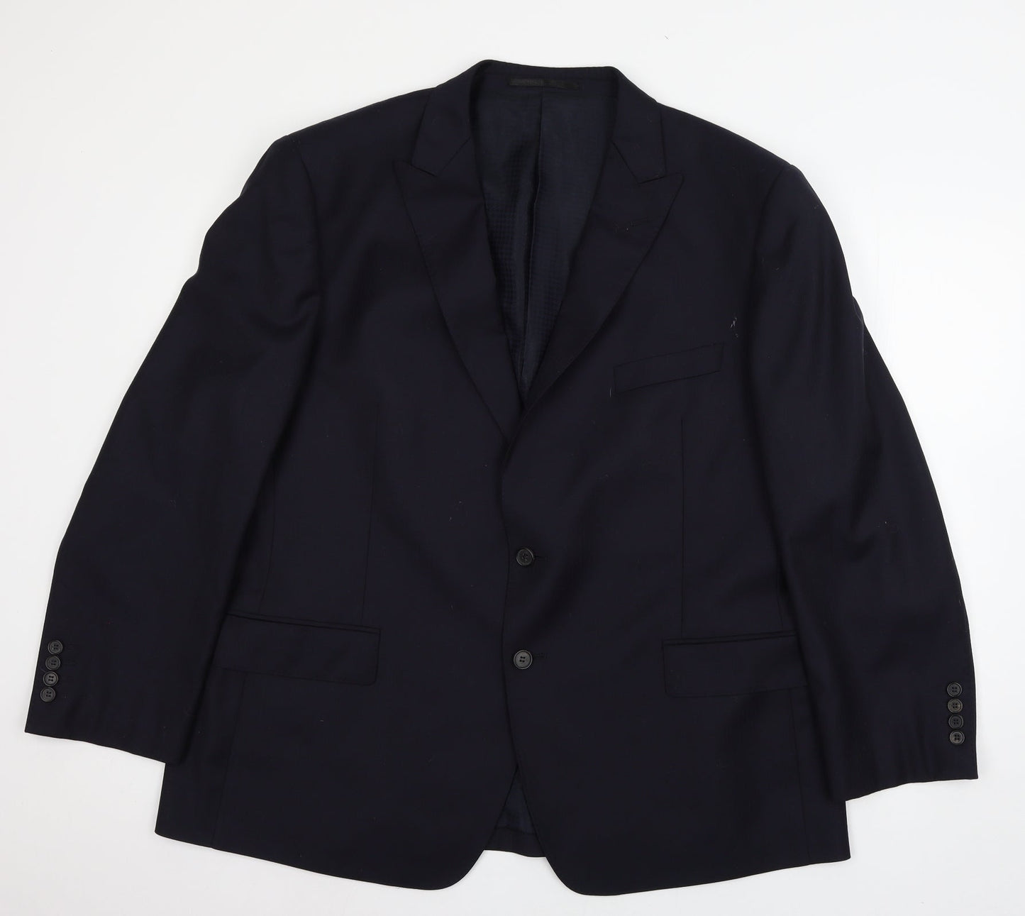 Impressions Mens Blue   Jacket Suit Jacket Size XL