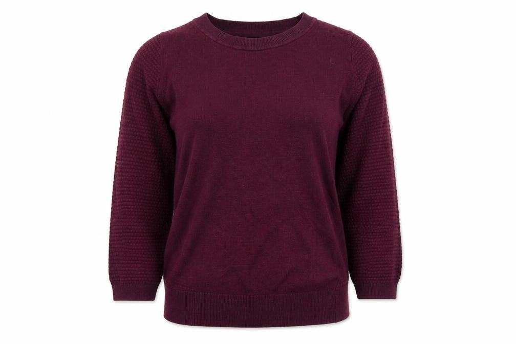 H&M Womens Purple  Knit Pullover Jumper Size S