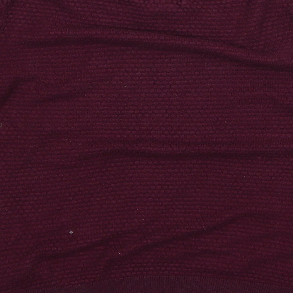 H&M Womens Purple  Knit Pullover Jumper Size S