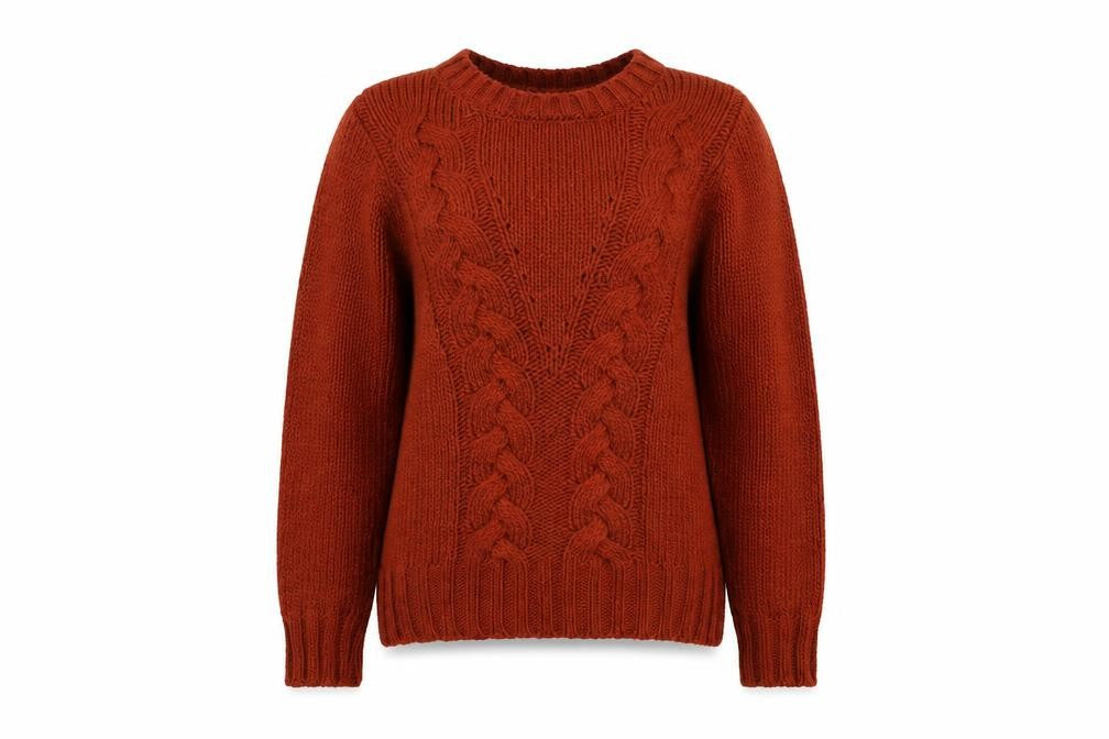 PEP&CO Womens Brown  Knit Pullover Jumper Size S