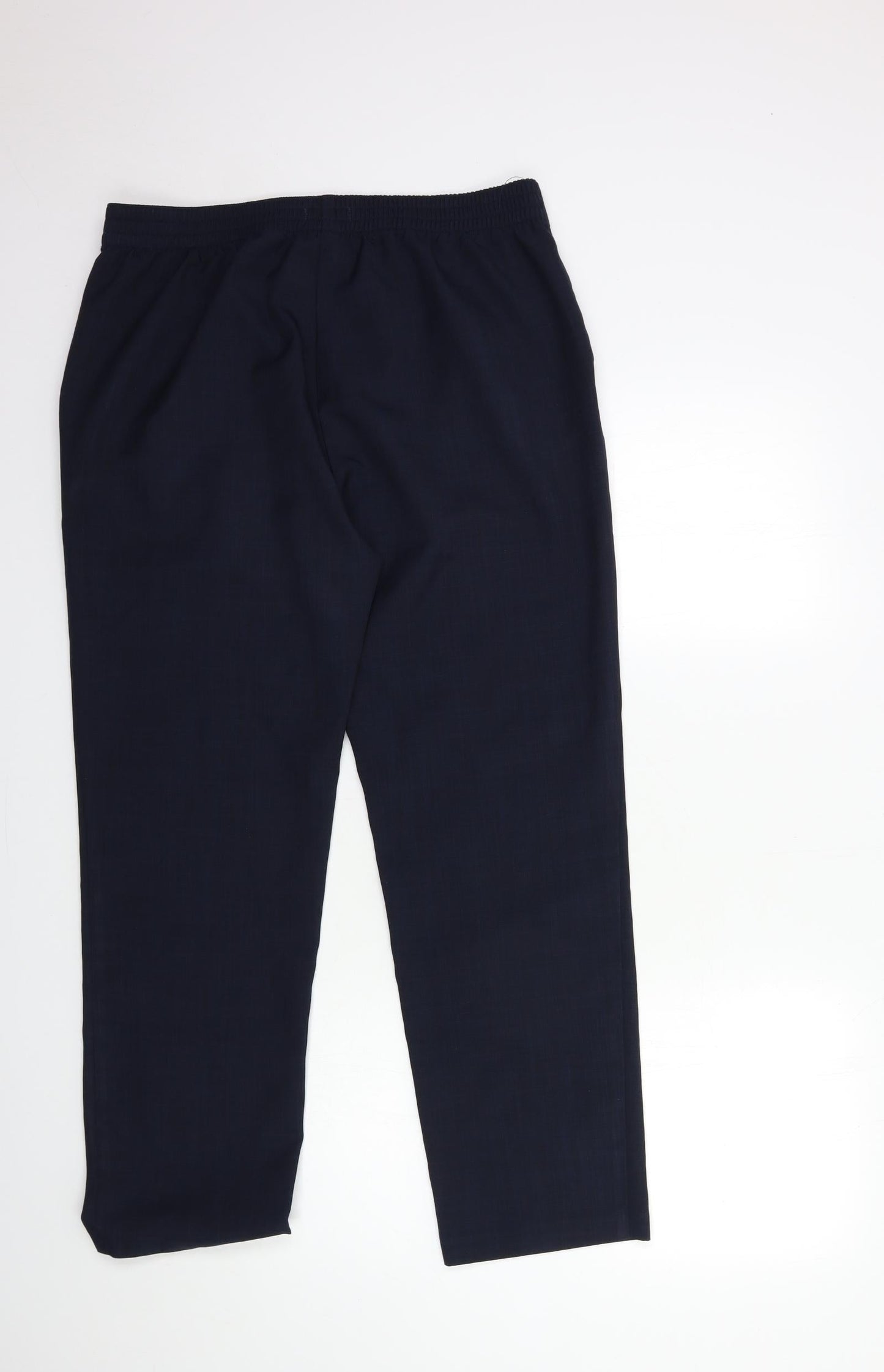 Marks and Spencer Womens Blue   Trousers  Size 14 L28 in