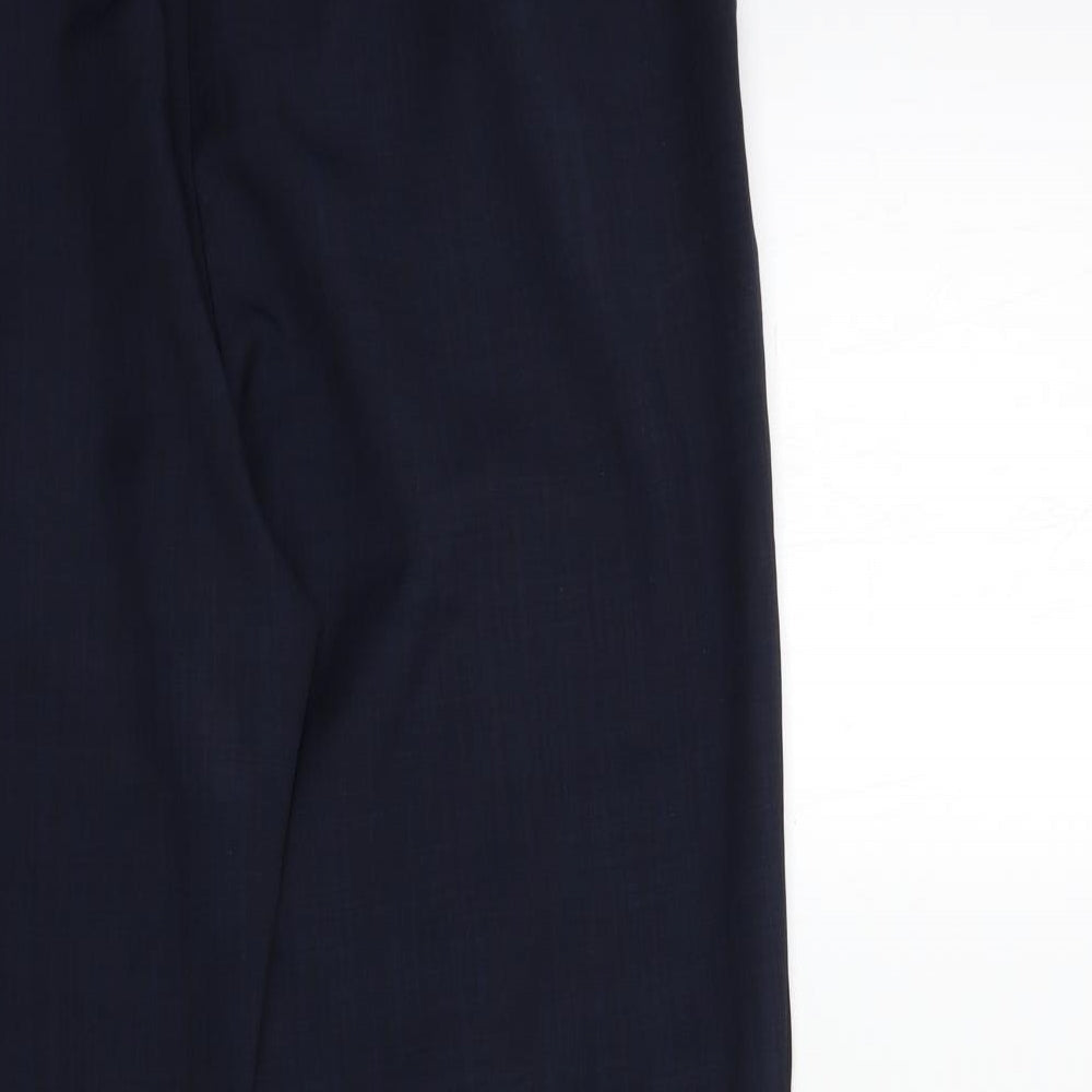 Marks and Spencer Womens Blue   Trousers  Size 14 L28 in