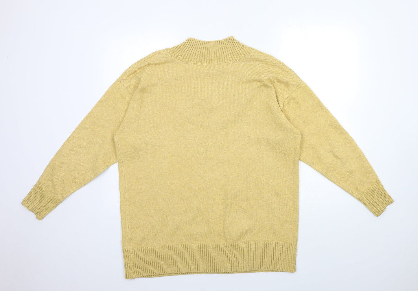 Papaya Womens Beige  Knit Pullover Jumper Size M