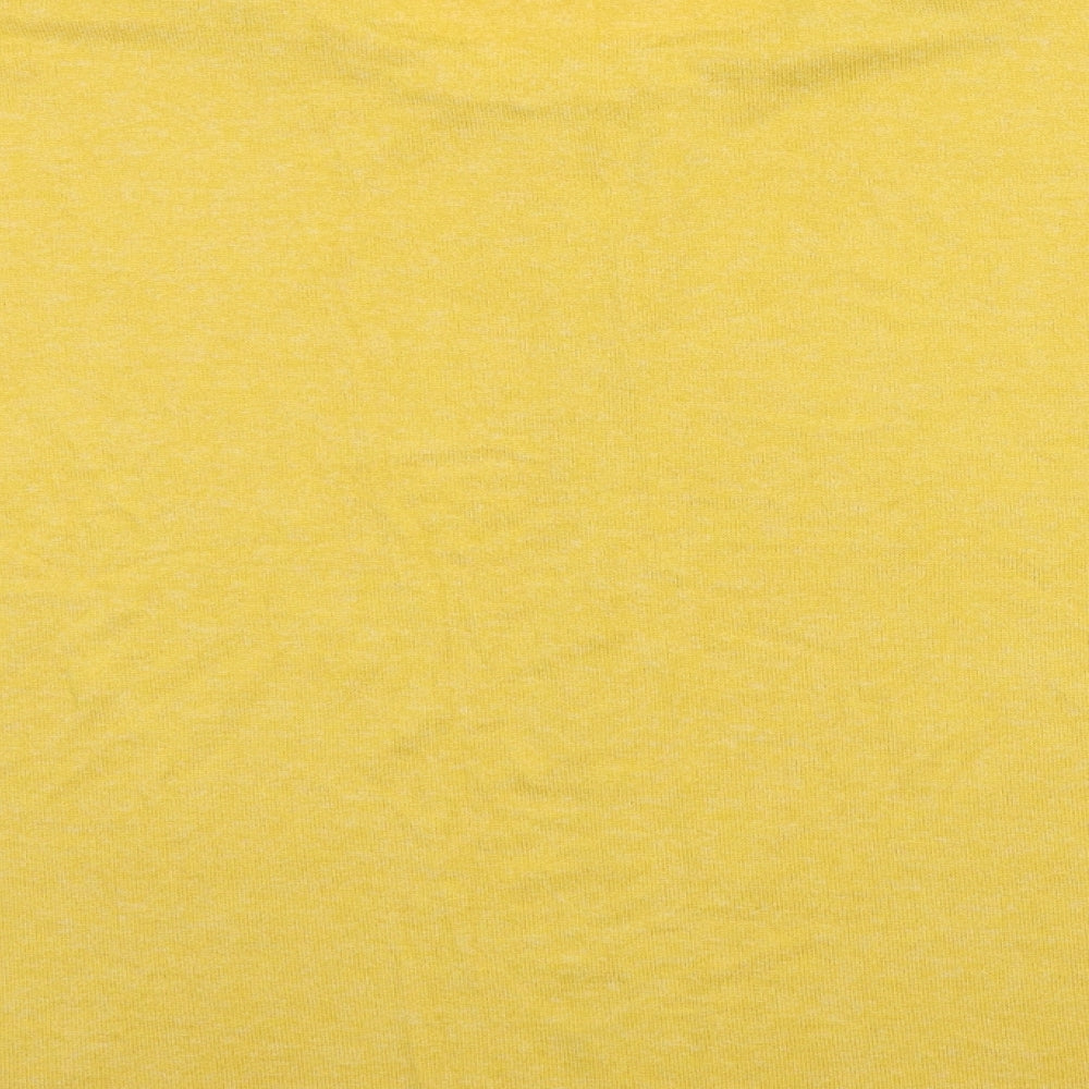 M&Co Womens Yellow  Knit Pullover Jumper Size 14
