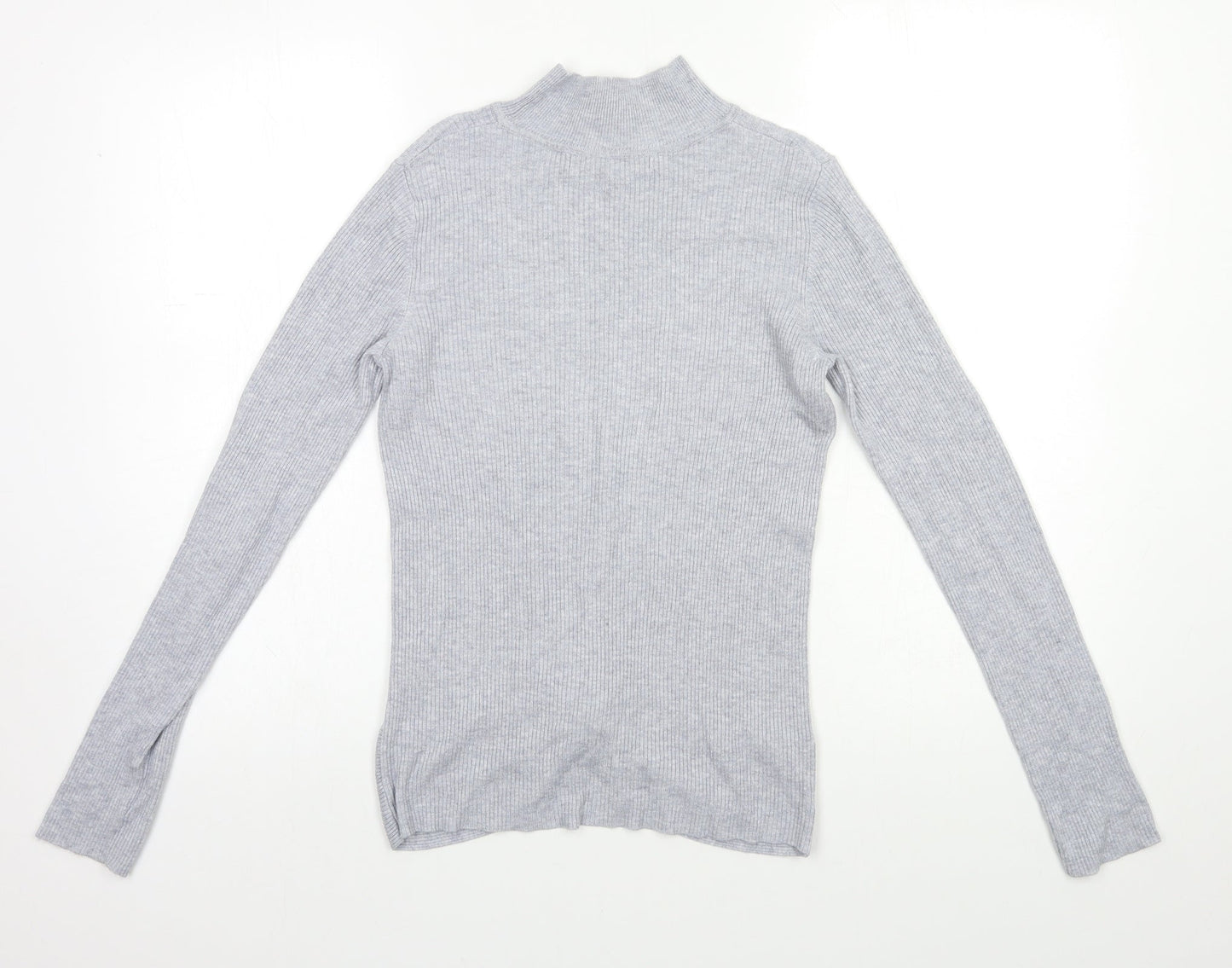 Very Womens Grey  Knit Pullover Jumper Size 10  - Knot
