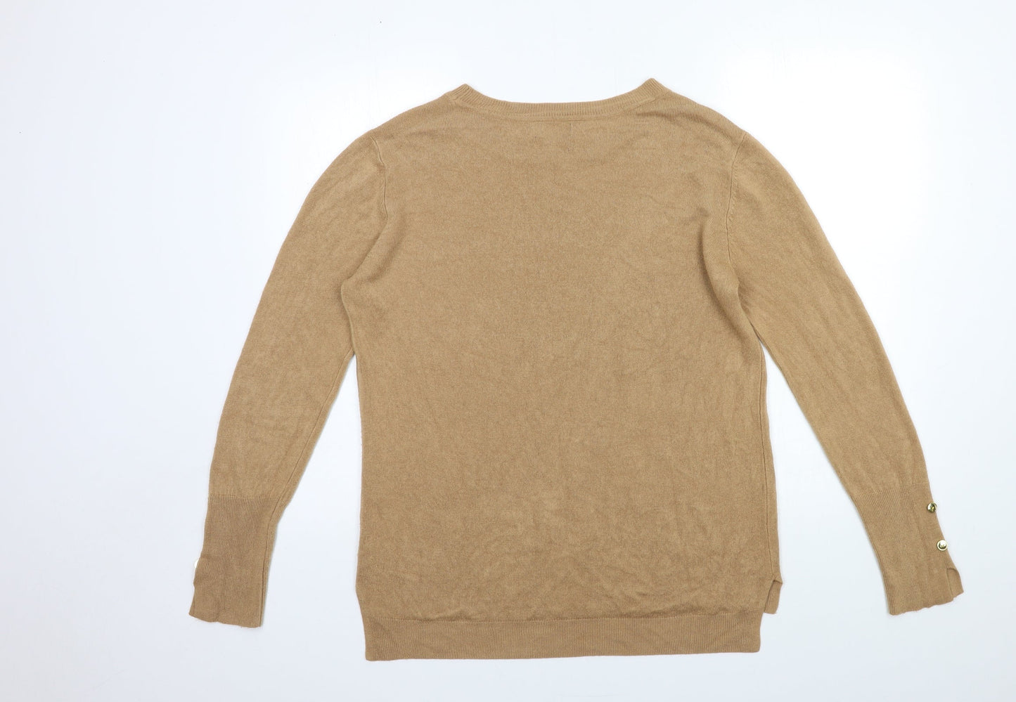 Primark Womens Brown  Knit Pullover Jumper Size 14