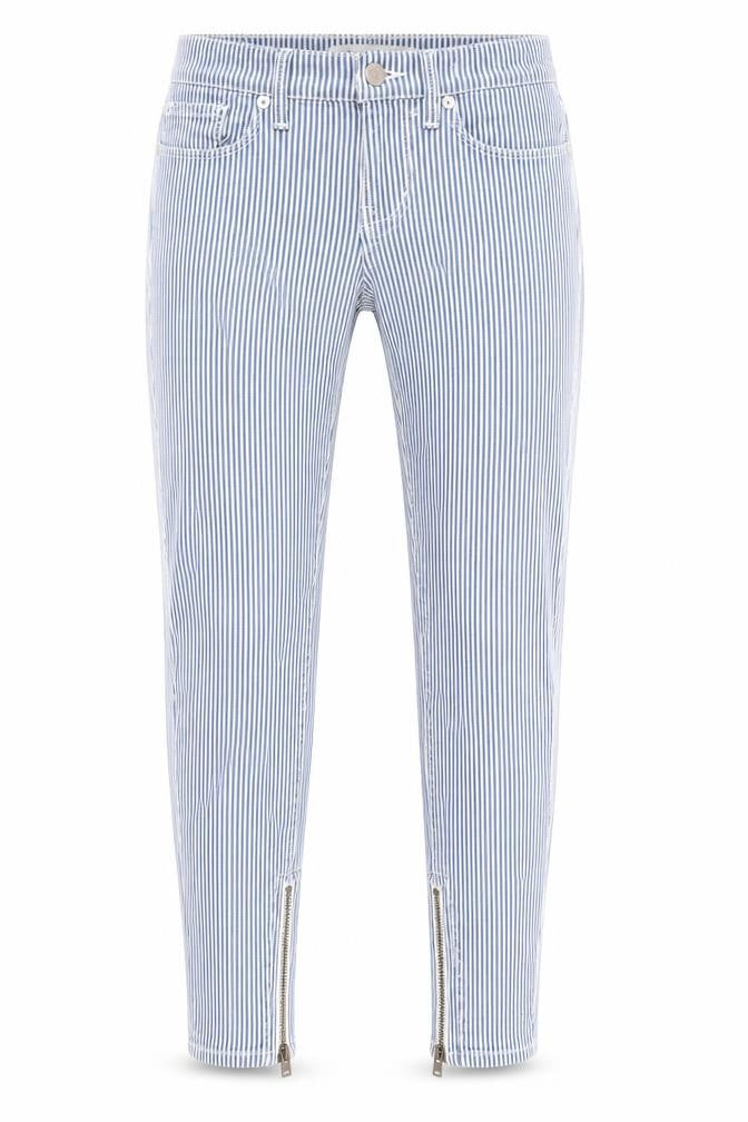 Madewell Womens Multicoloured Striped  Skinny Jeans Size 24 in L29 in