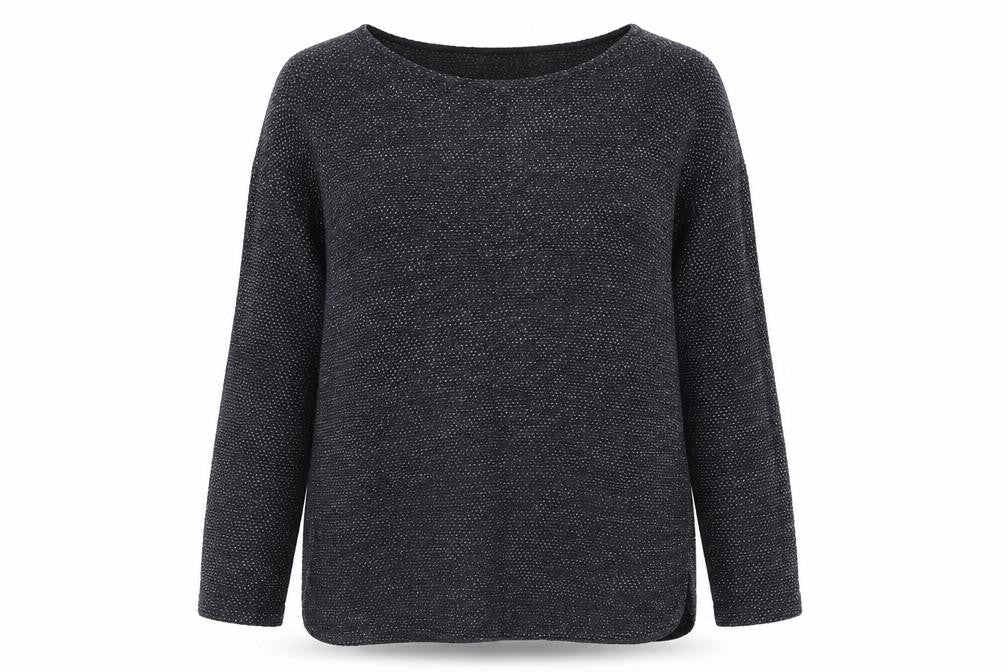 H&M Womens Blue Polka Dot  Pullover Jumper Size M