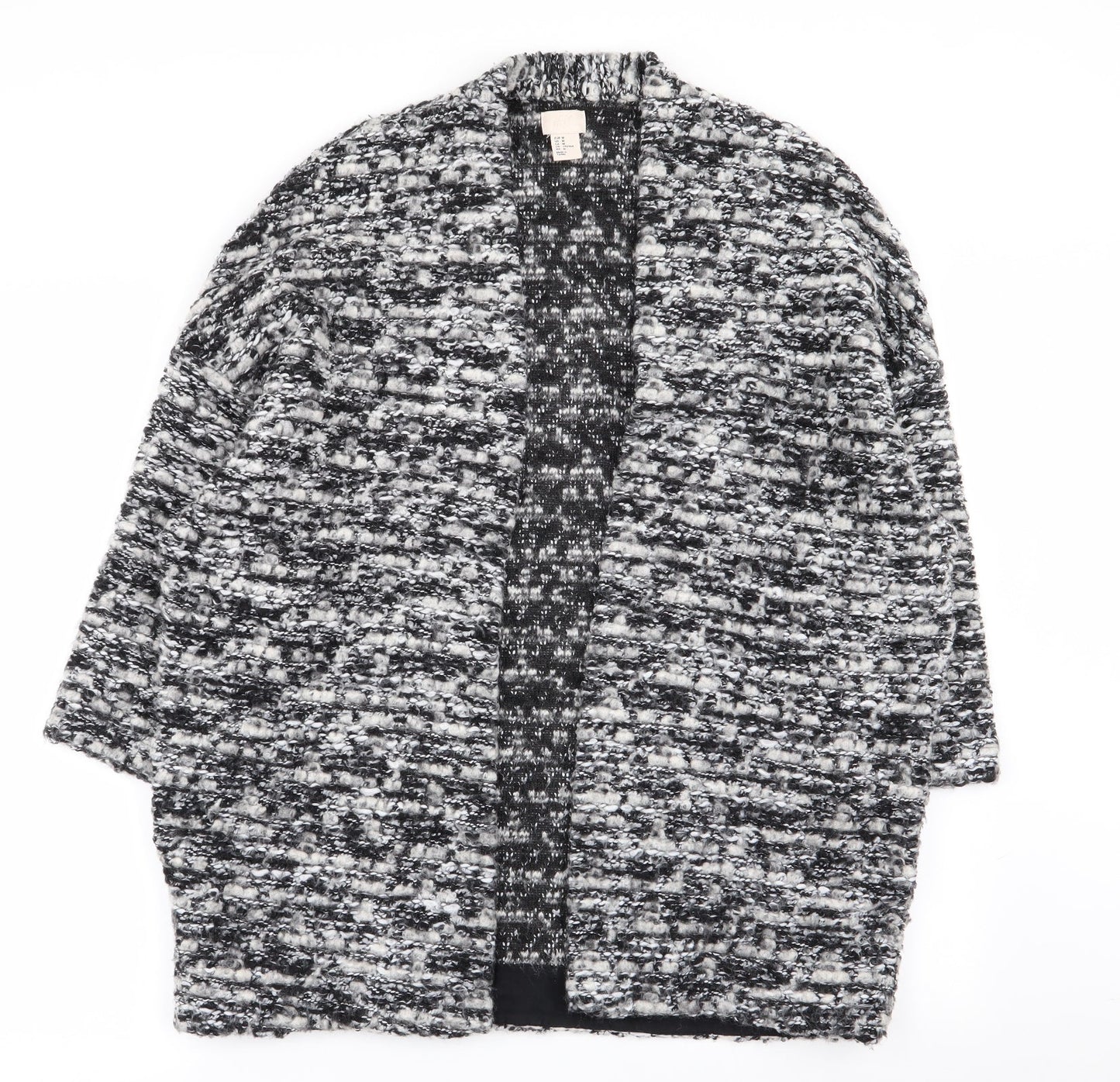 H&M Womens Multicoloured Geometric  Cardigan Jumper Size M