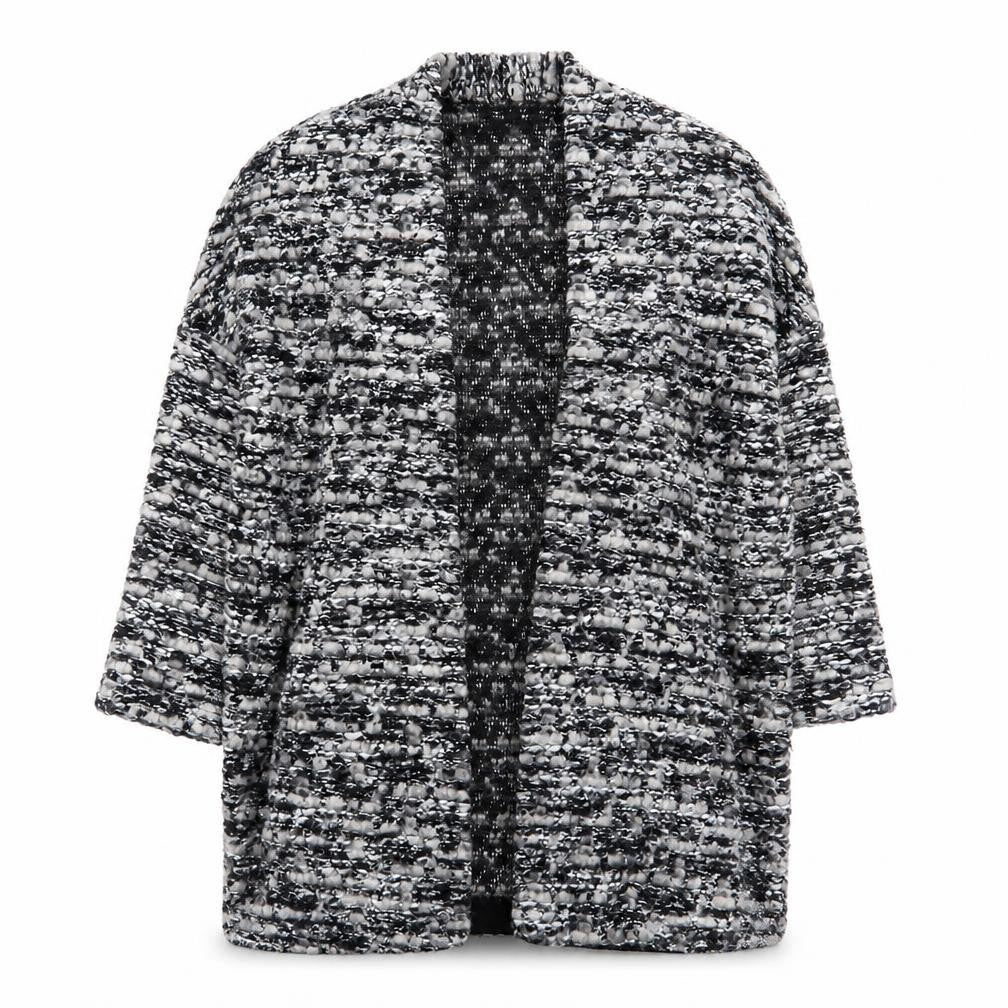 H&M Womens Multicoloured Geometric  Cardigan Jumper Size M