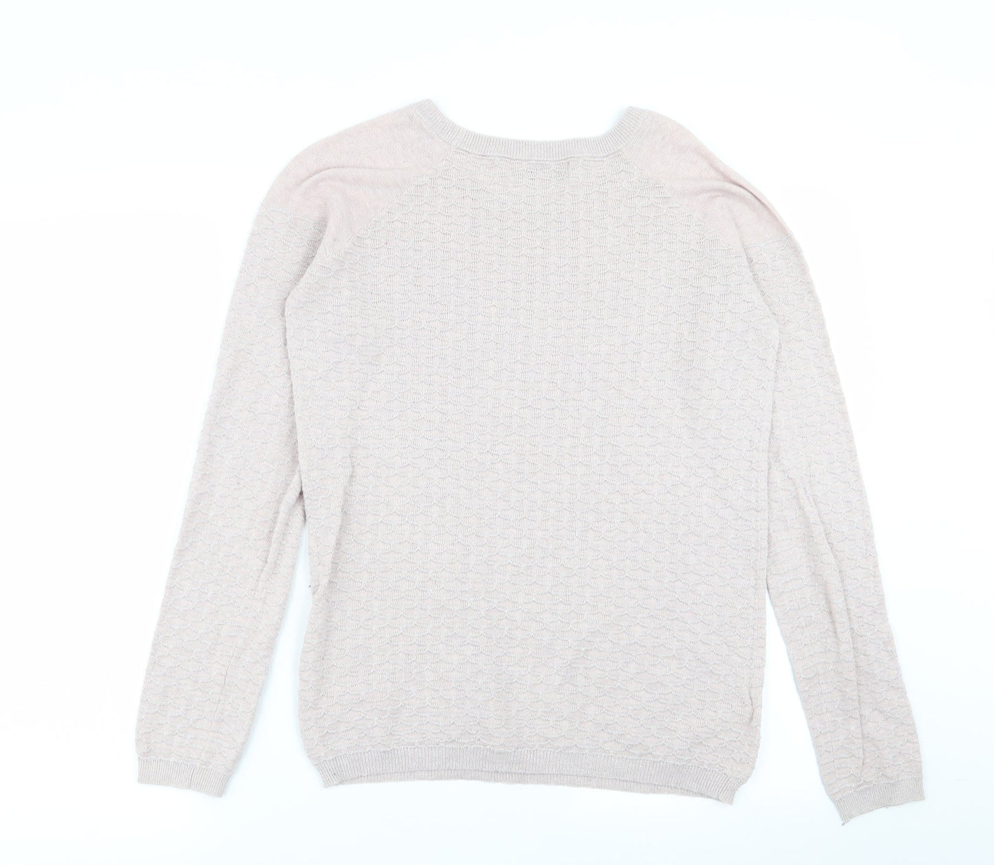 NEXT Womens Pink Geometric  Pullover Jumper Size 10