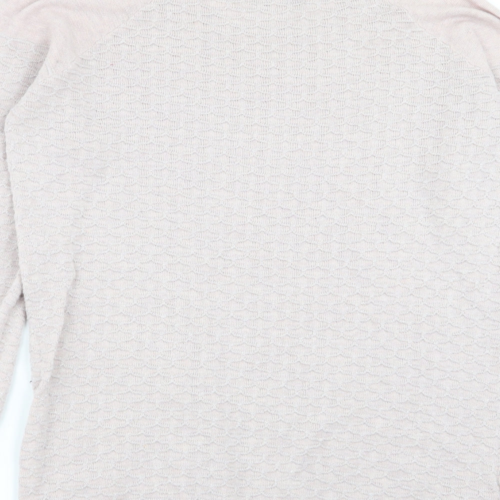 NEXT Womens Pink Geometric  Pullover Jumper Size 10