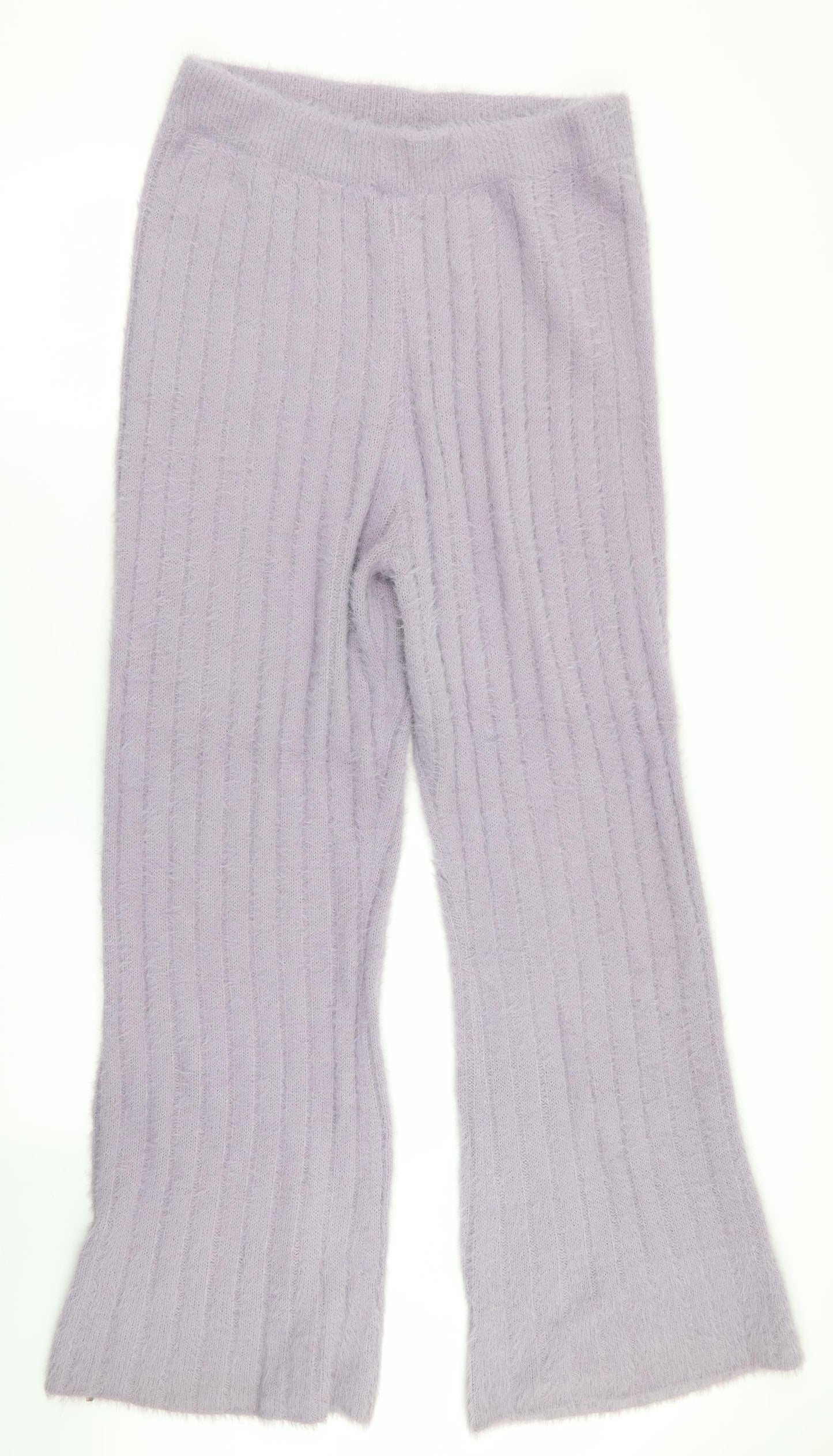 Boohoo Womens Purple   Trousers  Size M L30 in - Stretch waistband