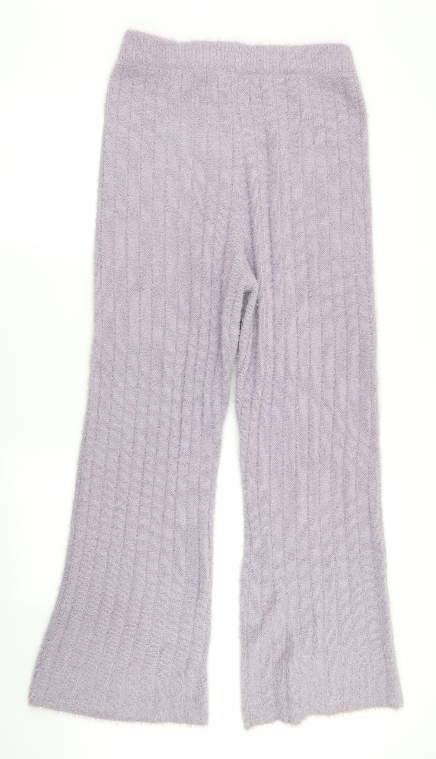 Boohoo Womens Purple   Trousers  Size M L30 in - Stretch waistband