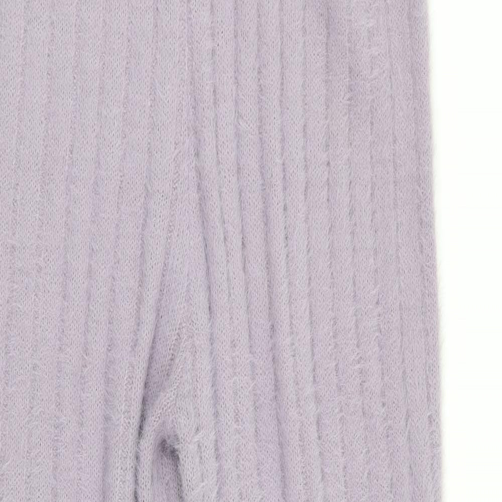 Boohoo Womens Purple   Trousers  Size M L30 in - Stretch waistband