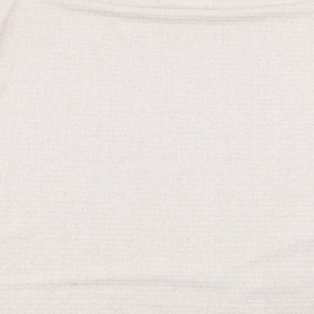 Asda George Womens Beige Solid  Top Pyjama Set Size 16
