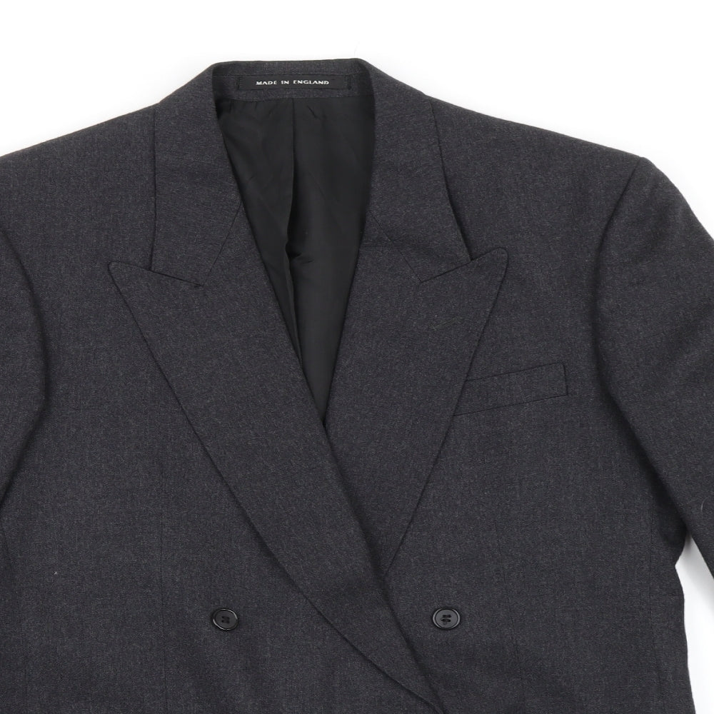 Pin Stripe Mens Grey   Jacket Suit Jacket Size 40