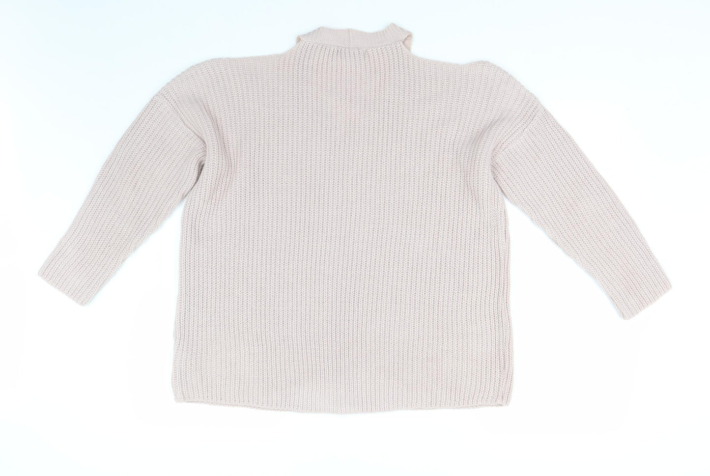 New Look Womens Pink  Knit Pullover Jumper Size M