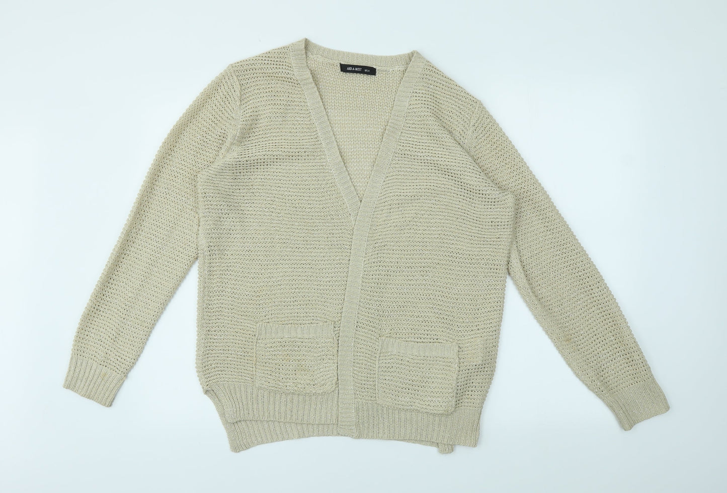 AKD A WEST Womens Ivory   Cardigan Jumper Size 14