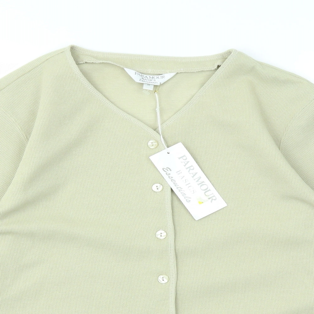 Paramour Collection Womens Ivory   Cardigan Jumper Size M