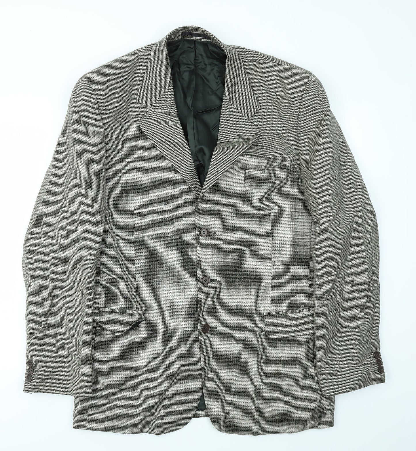 NEXT Mens Brown Check  Jacket Blazer Size 42
