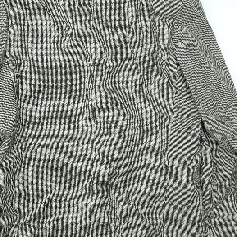 NEXT Mens Brown Check  Jacket Blazer Size 42