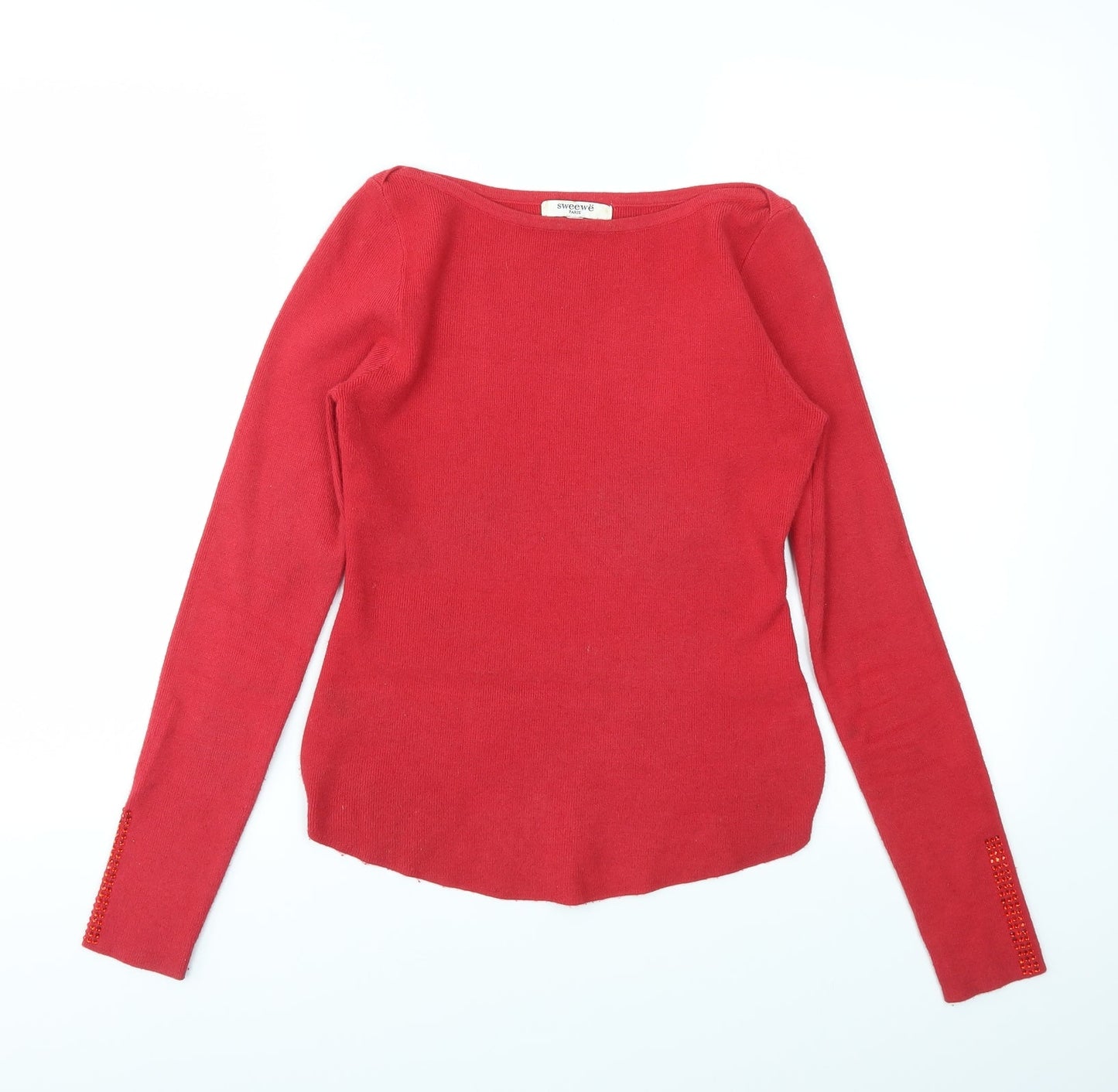 SWEEWE Womens Red   Pullover Jumper Size S