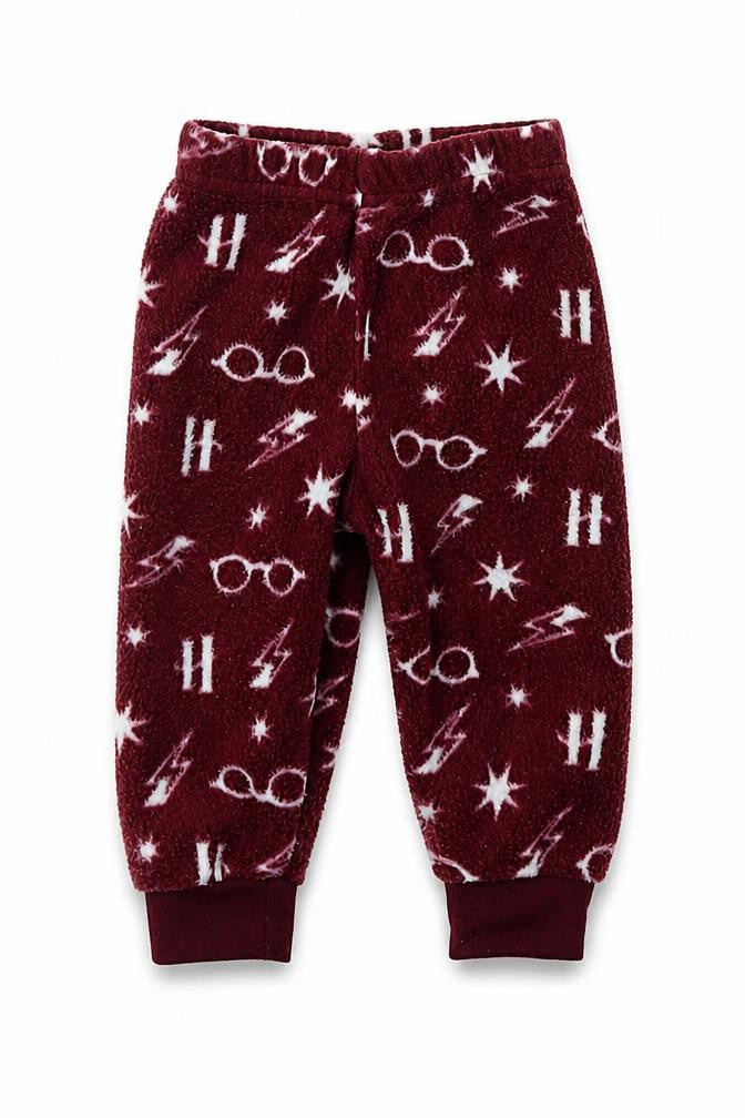 Front view of Primark Baby Red Geometric Cargo Trousers, size 6-9, Months