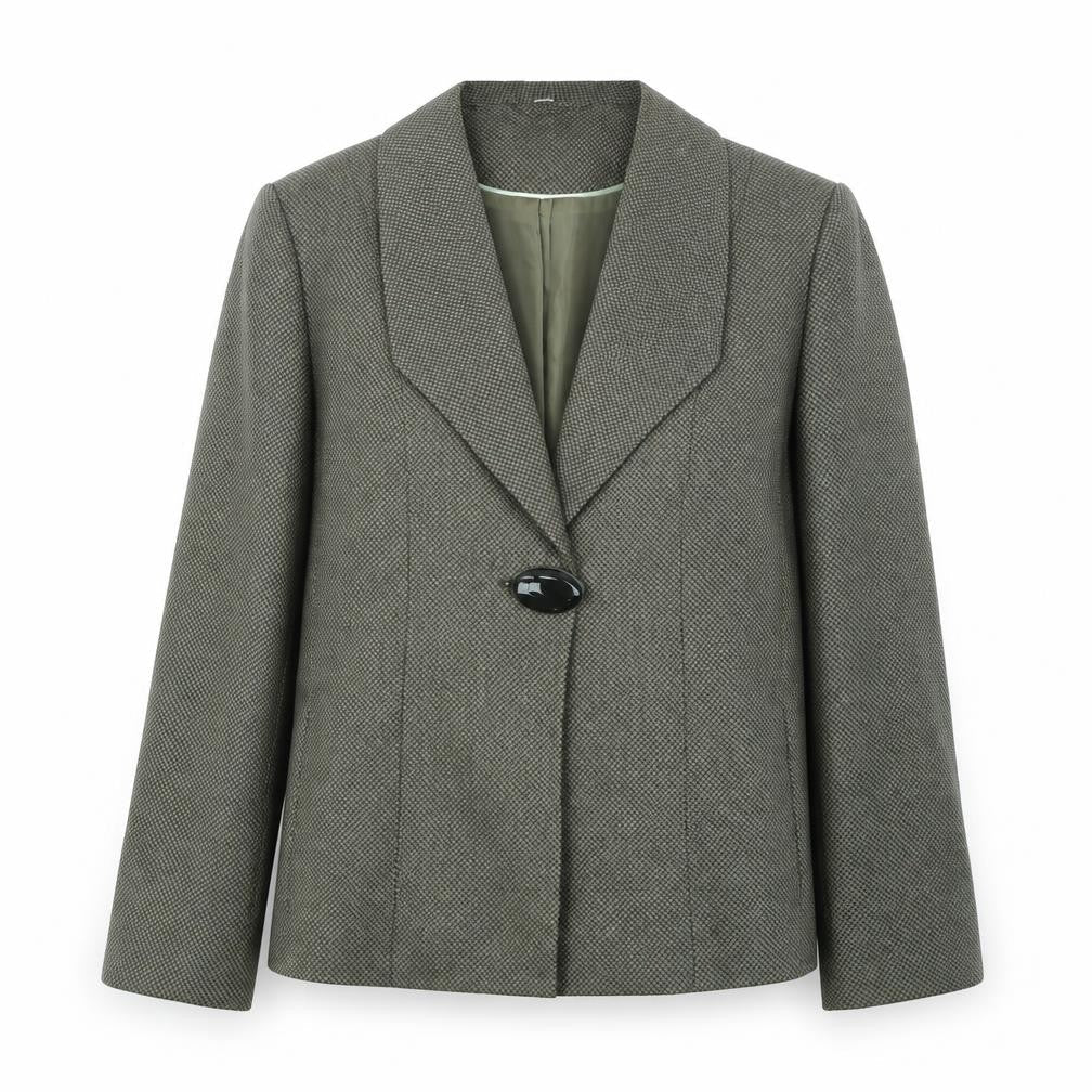 ANNA ROSE Womens Green   Jacket Blazer Size 12