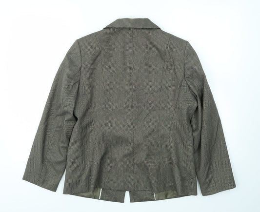 ANNA ROSE Womens Green   Jacket Blazer Size 12