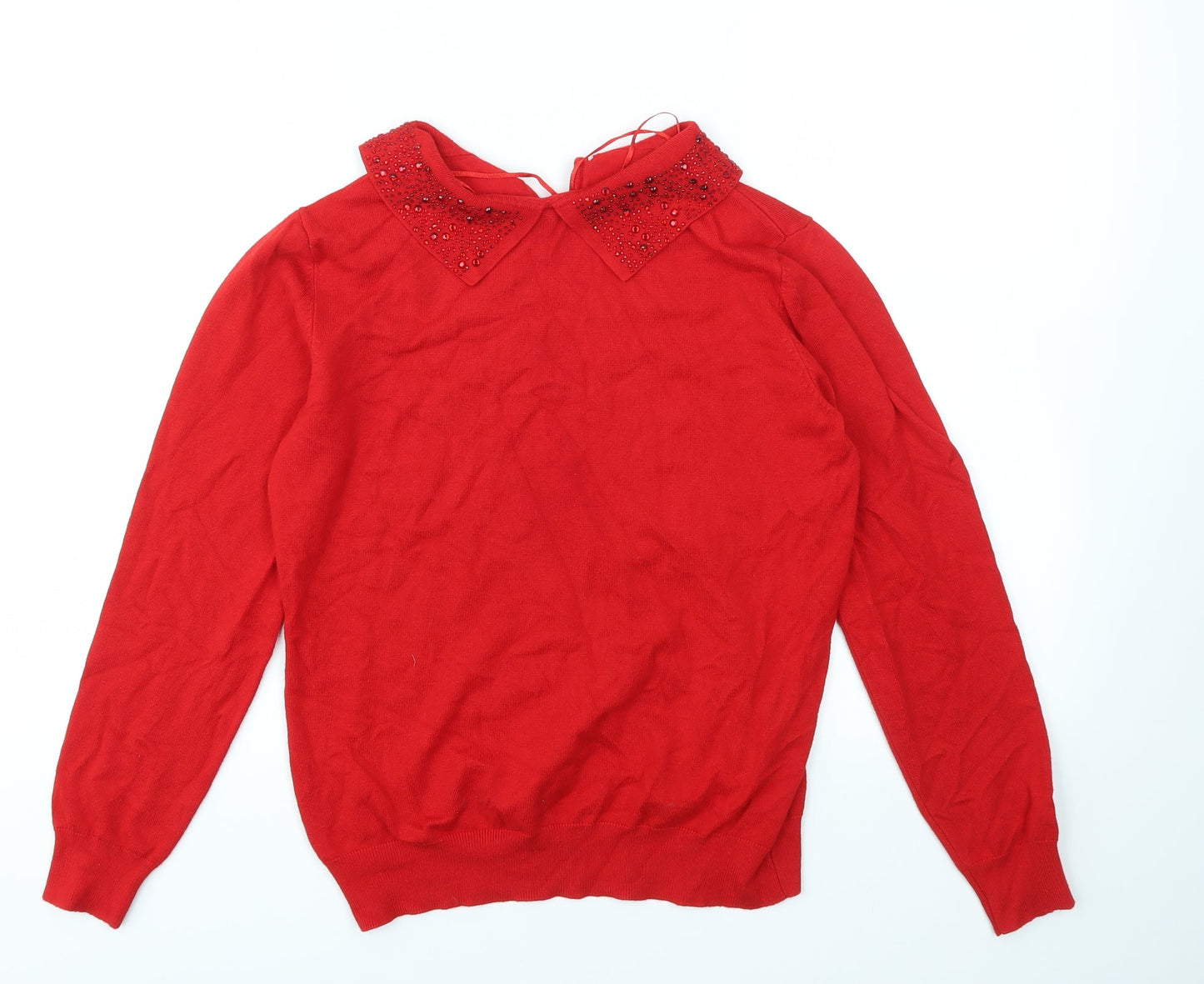 Preworn Womens Red   Pullover Jumper Size S