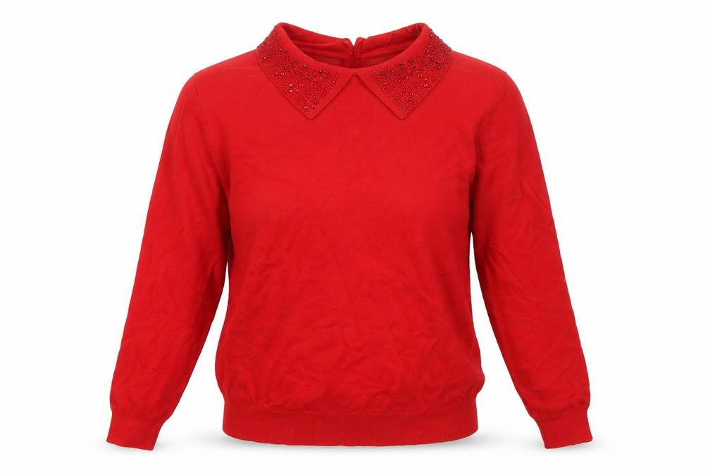 Preworn Womens Red   Pullover Jumper Size S