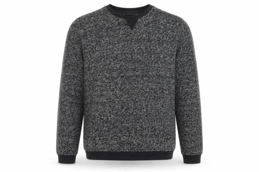 Front view of ACW men’s grey pullover sweatshirt, size M