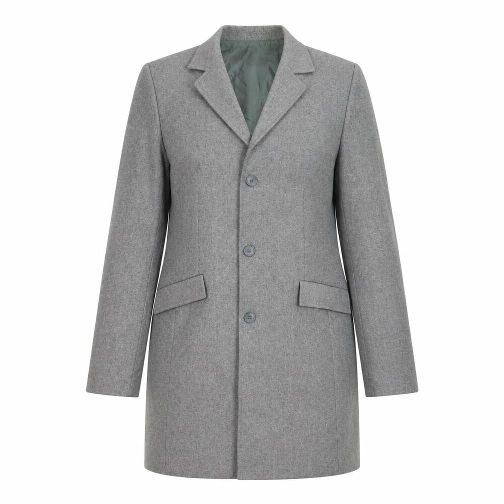 la citta Womens Grey   Jacket Suit Jacket Size 12